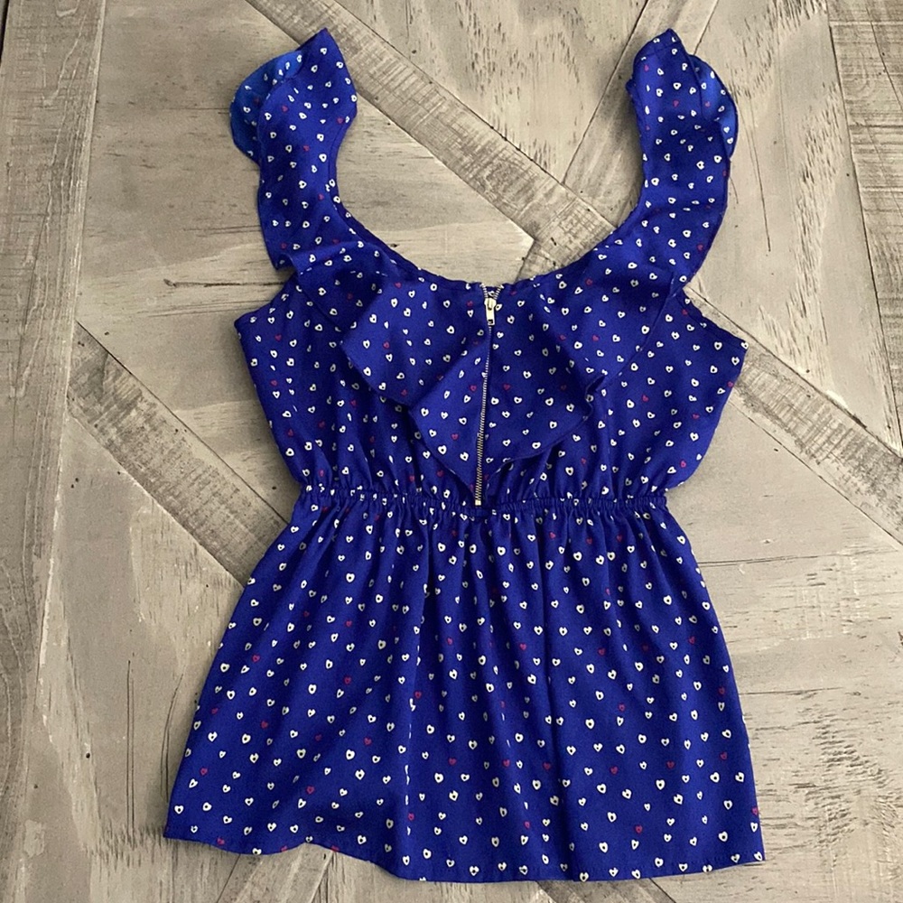Forever 21 Heart Blouse-Size Small